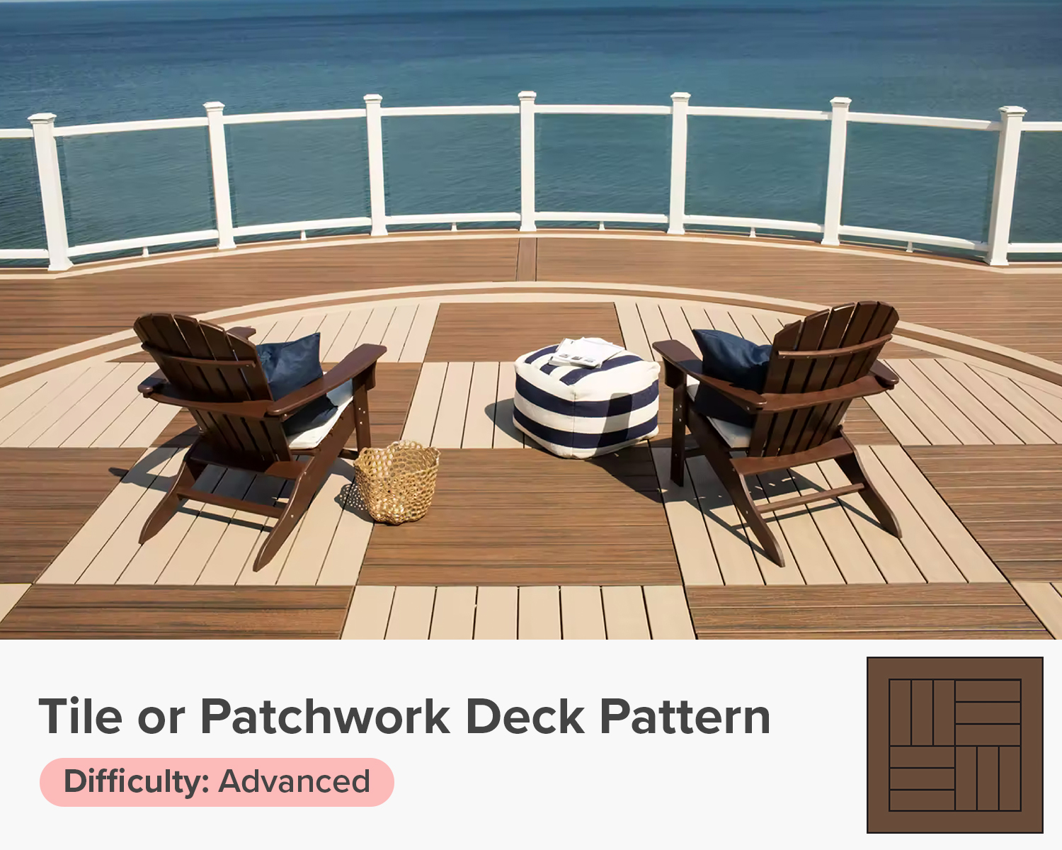 Tile Or Patchwork Deck Pattern