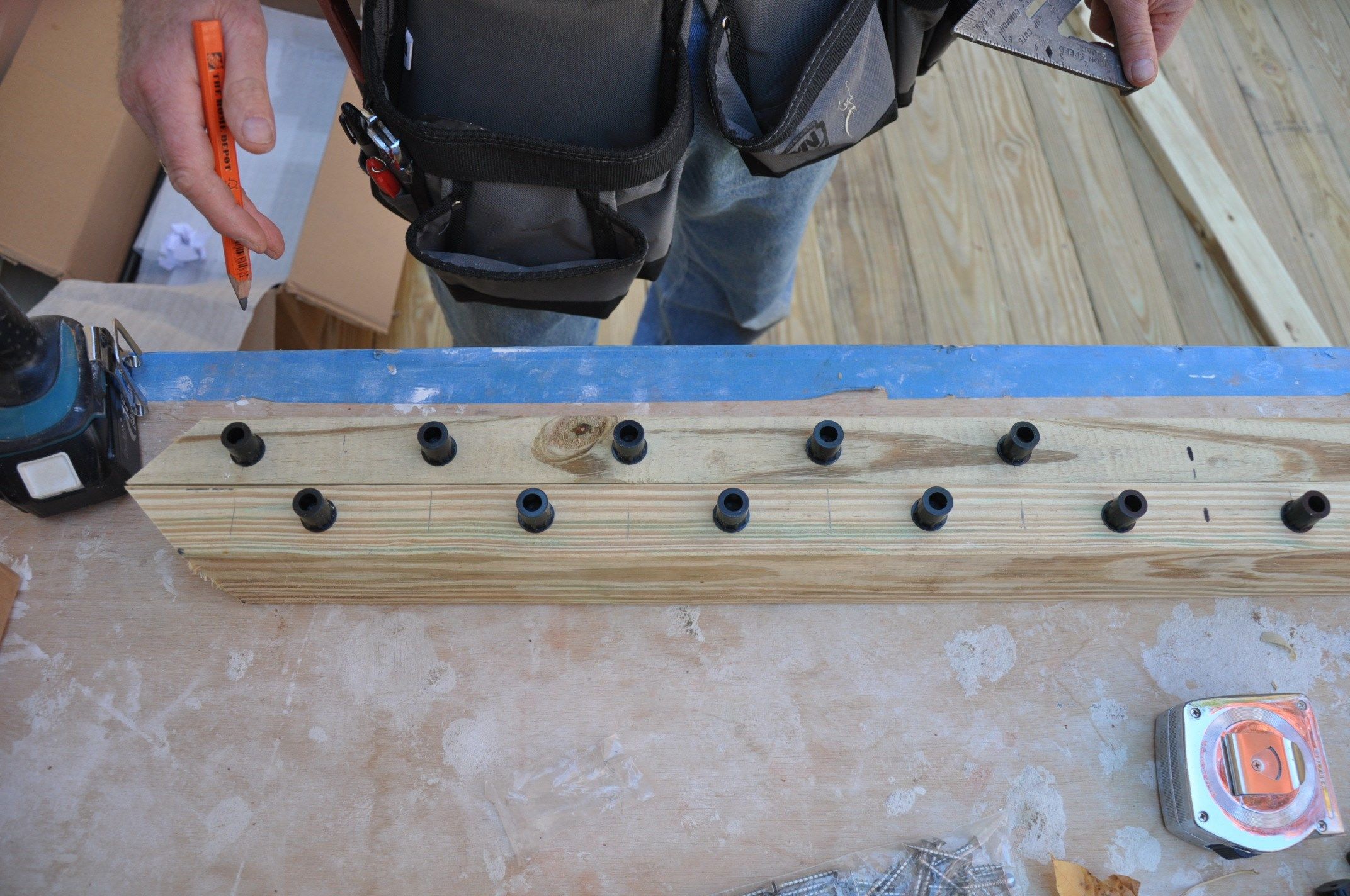 Even baluster spacing.
