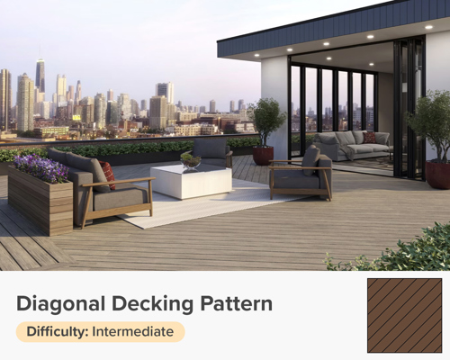 Diagonal Decking Pattern