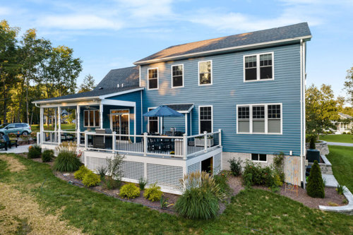 Partially Covered Deck