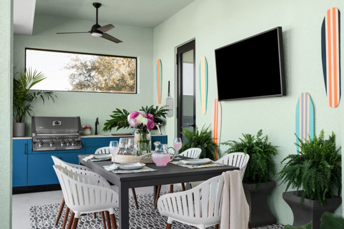 Outdoor Ceiling Fan With Lighting