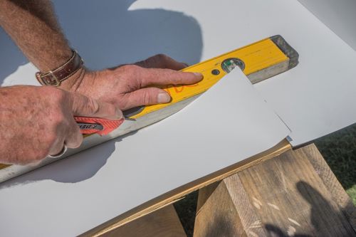 Cut flashing
