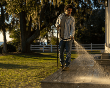 Image Maintenance Category Person Washing Off Composite Deck 2X