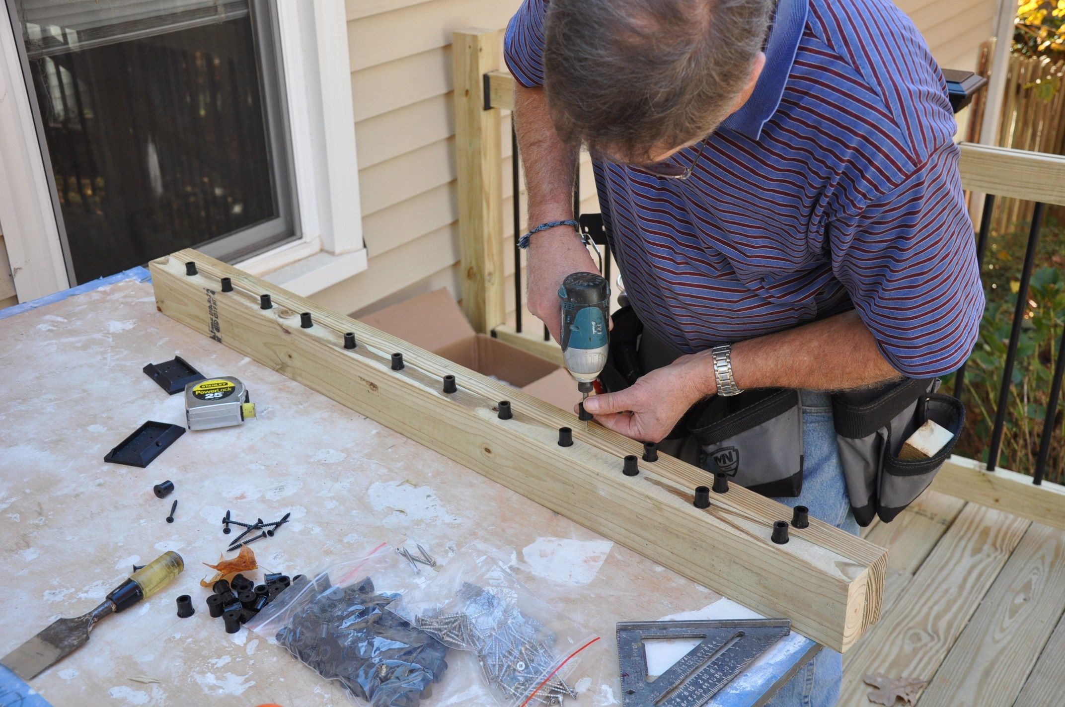 We sell baluster connectors.