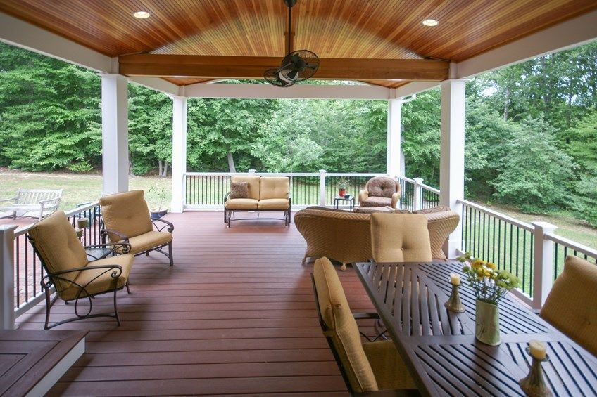 Finished Porch Interior