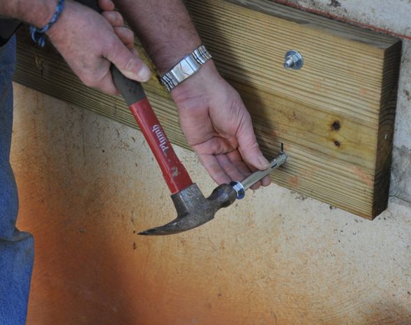 Install your sleve anchors