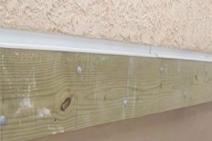 Stucco ledger