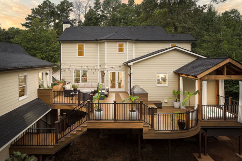 Large Trex Deck in a multi-family unit